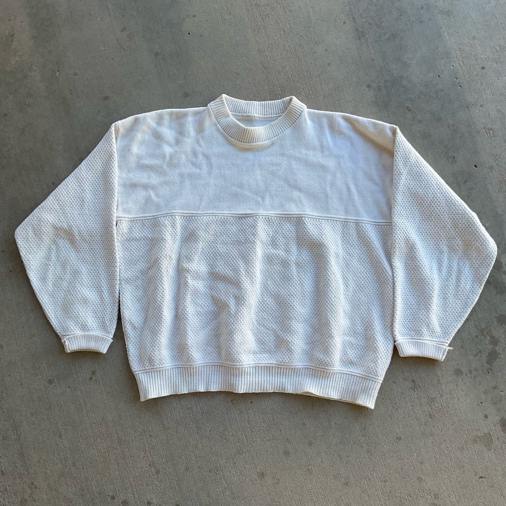 Vintage white cream sweater